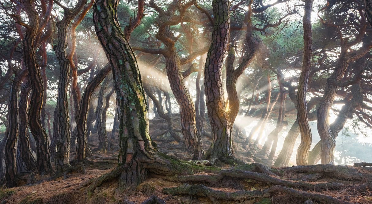 Sacred Pine Trees Poster och Canvastavla
