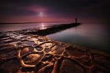 Golden hour over the Baltic Sea Poster och Canvastavla