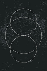 Black and White Minimal Set #3 Poster och Canvastavla