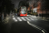 red bus Poster och Canvastavla