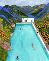 Hotsprings Poster och Canvastavla