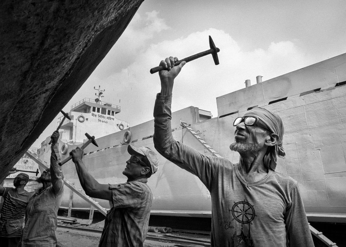 Shipyard Workers Poster och Canvastavla