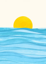 Seaside Poster och Canvastavla