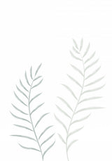 Pale Plants Poster och Canvastavla