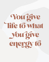 Life Energy Poster och Canvastavla