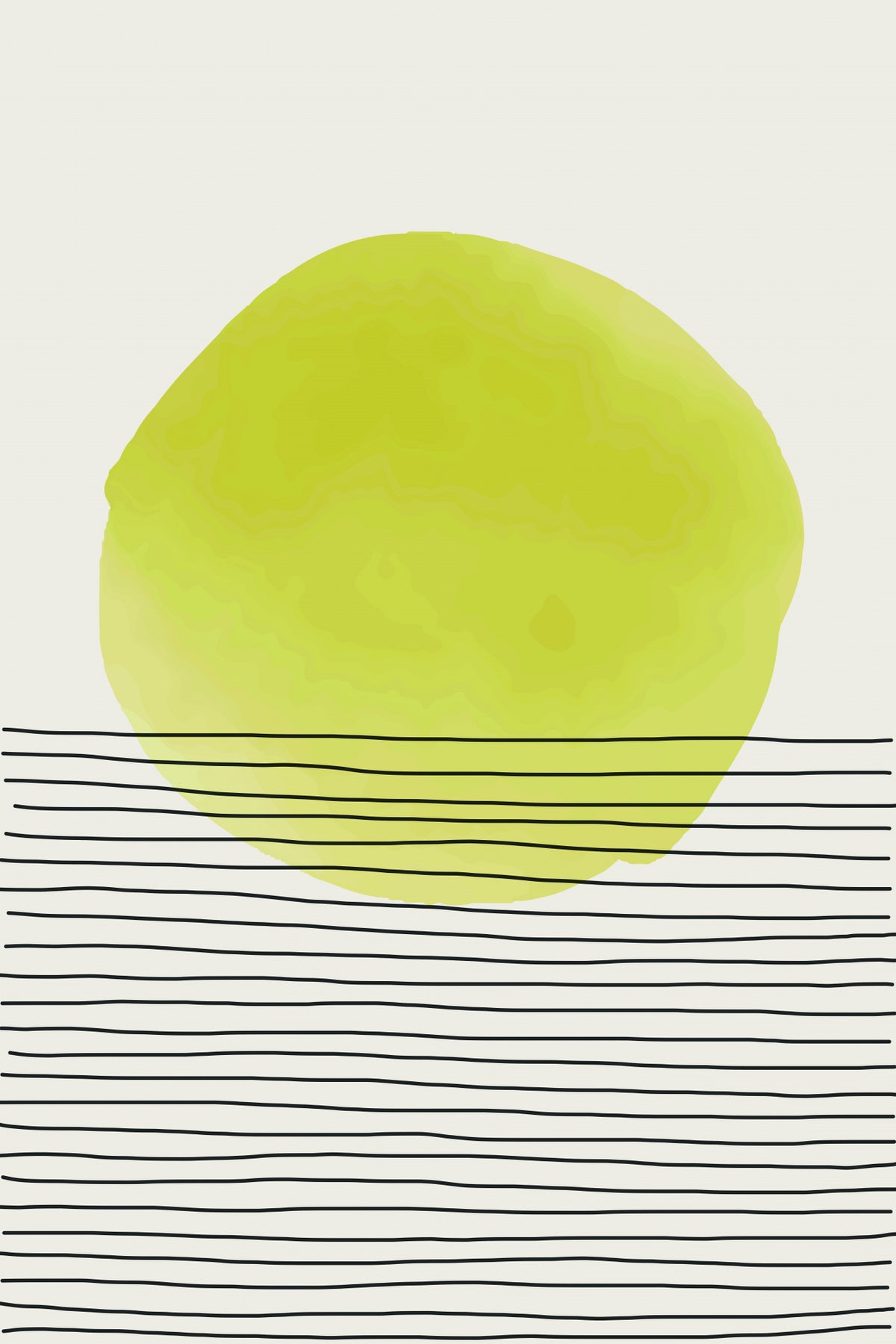 Sunny Minimal Design #3 Poster och Canvastavla