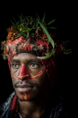 Hagen tribesman Poster och Canvastavla
