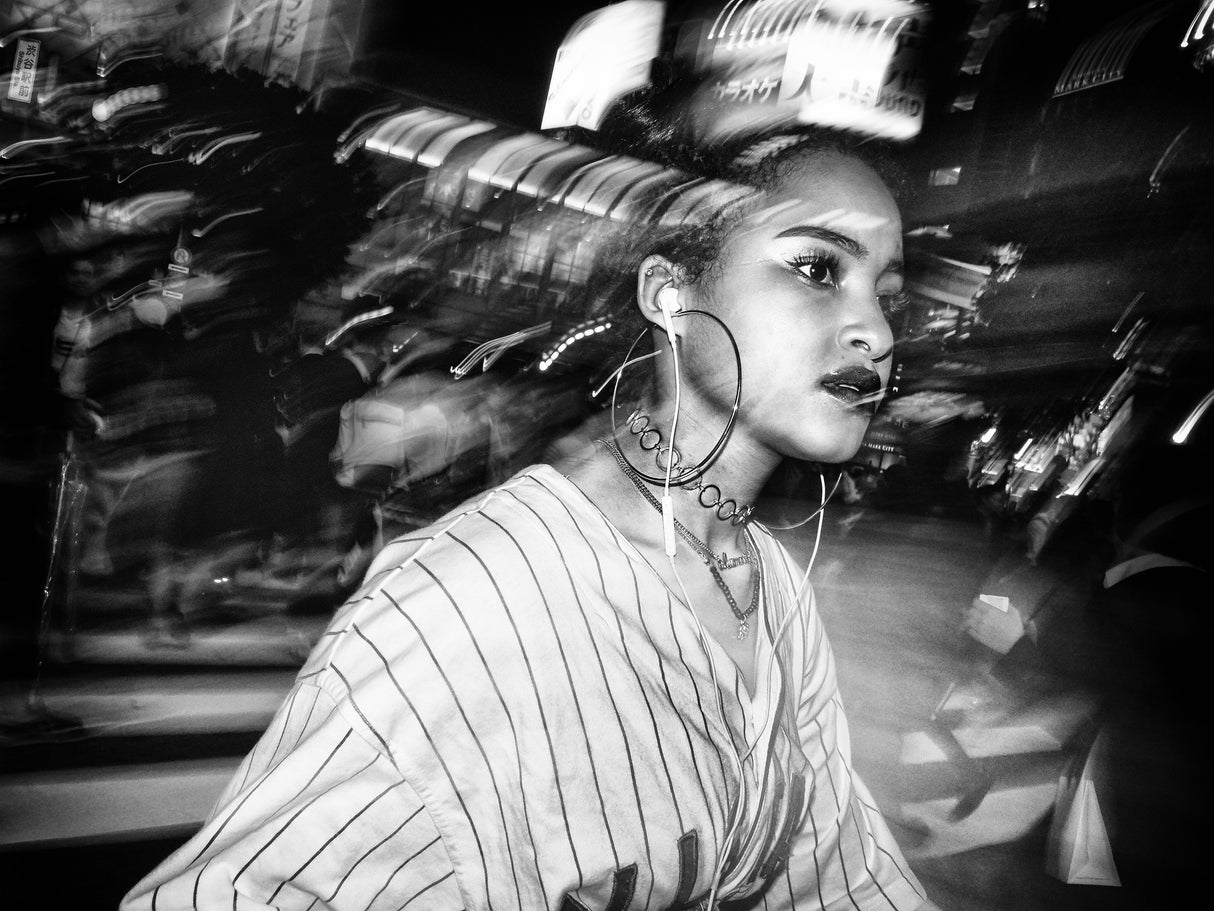 Shibuya Street - TOKYO 2017 Poster och Canvastavla