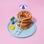 Pancakes Pool Q Poster och Canvastavla