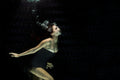 underwater artistic portrait shooting Poster och Canvastavla