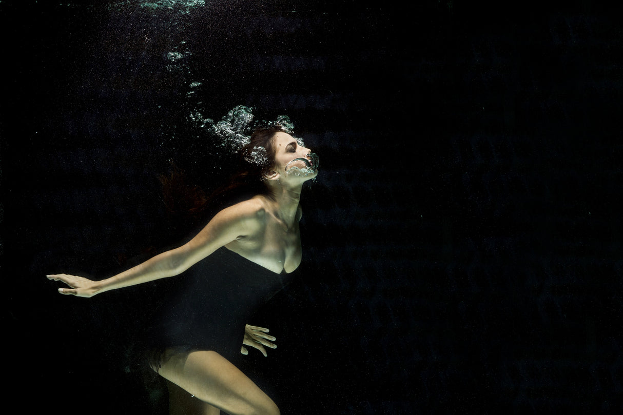 underwater artistic portrait shooting Poster och Canvastavla