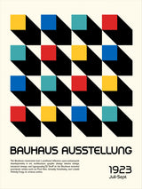 Bauhaus Ausstellung Poster och Canvastavla