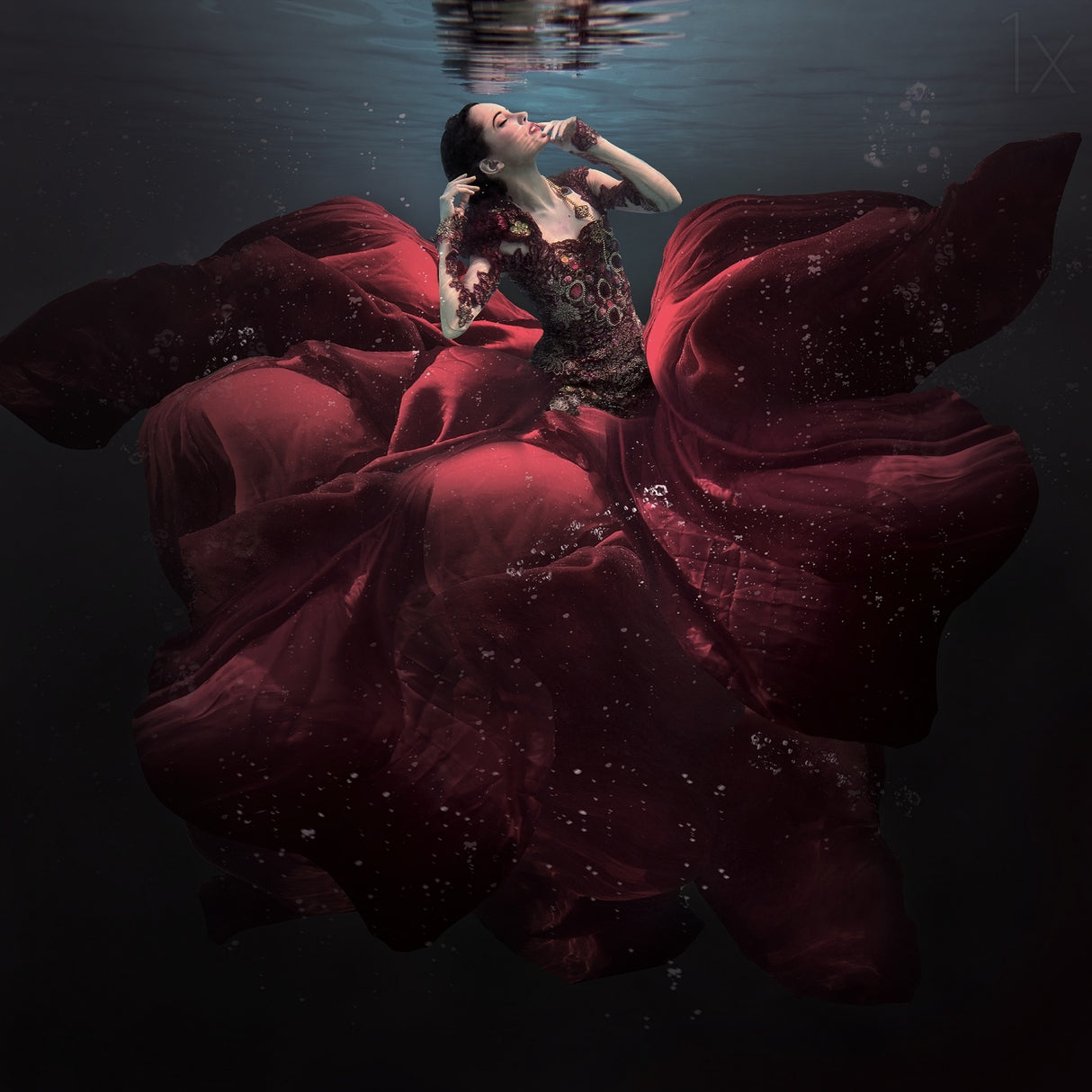 The Lady in Red Poster och Canvastavla