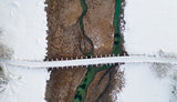 Winter bridge Poster och Canvastavla