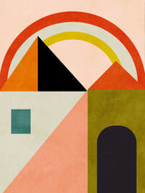 Playing Around Shapes Poster och Canvastavla