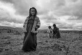 One child from herdsman's family Poster och Canvastavla