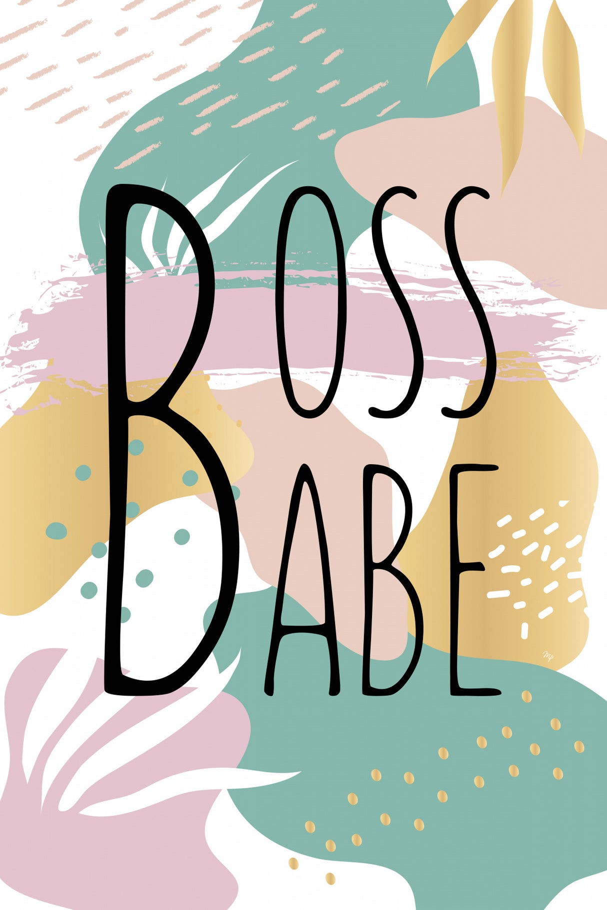 Boss Babe Poster och Canvastavla
