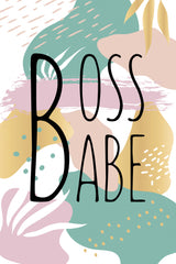Boss Babe Poster och Canvastavla