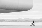 Riding in city Poster och Canvastavla