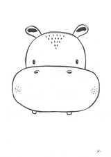 Hippo Poster och Canvastavla