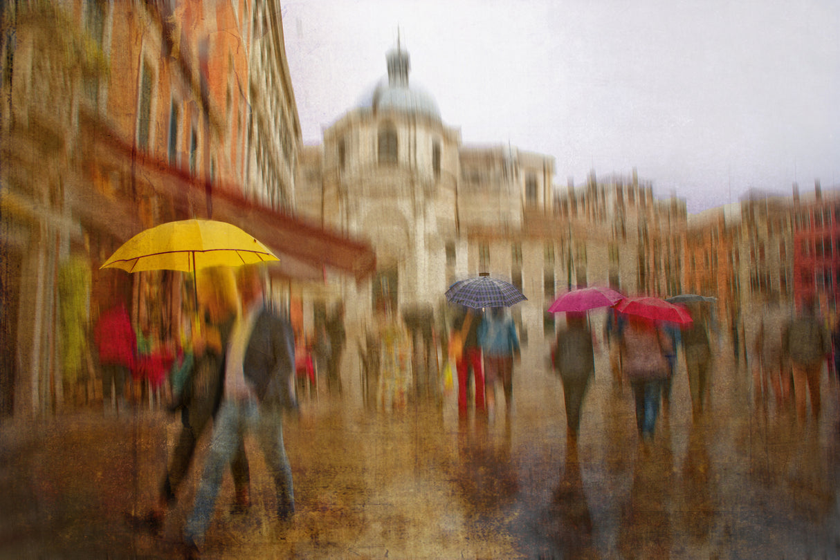 colorful umbrellas Poster och Canvastavla