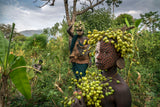Ethiopian Suri  tribes Poster och Canvastavla