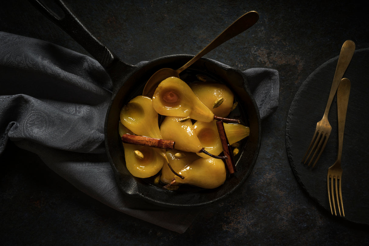 Poached pears Poster och Canvastavla