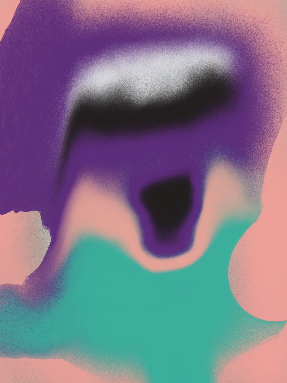 Purple and Pink Spread Poster och Canvastavla