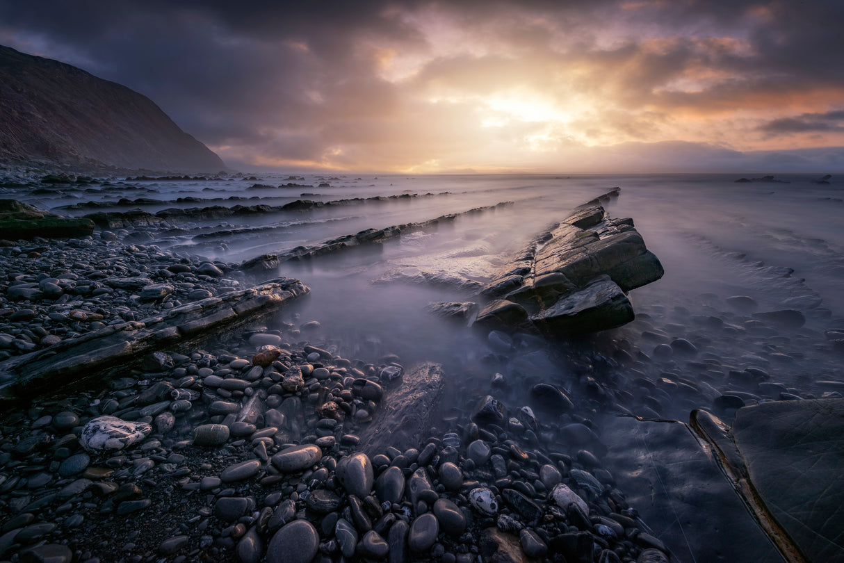 Barrika sunset Poster och Canvastavla