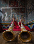 BHUTAN, PARO DZONG MONASTERY-83333 Poster och Canvastavla