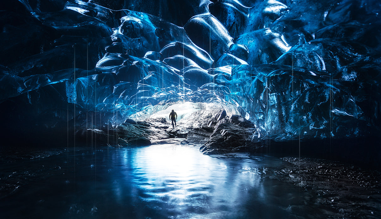 Ice River Poster och Canvastavla