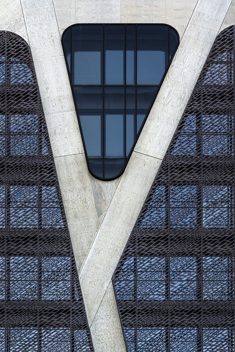Blue triangle Poster och Canvastavla