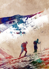 Mountaineers Sport Art 1 Poster och Canvastavla