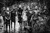 Surma tribe children - Ethiopia Poster och Canvastavla