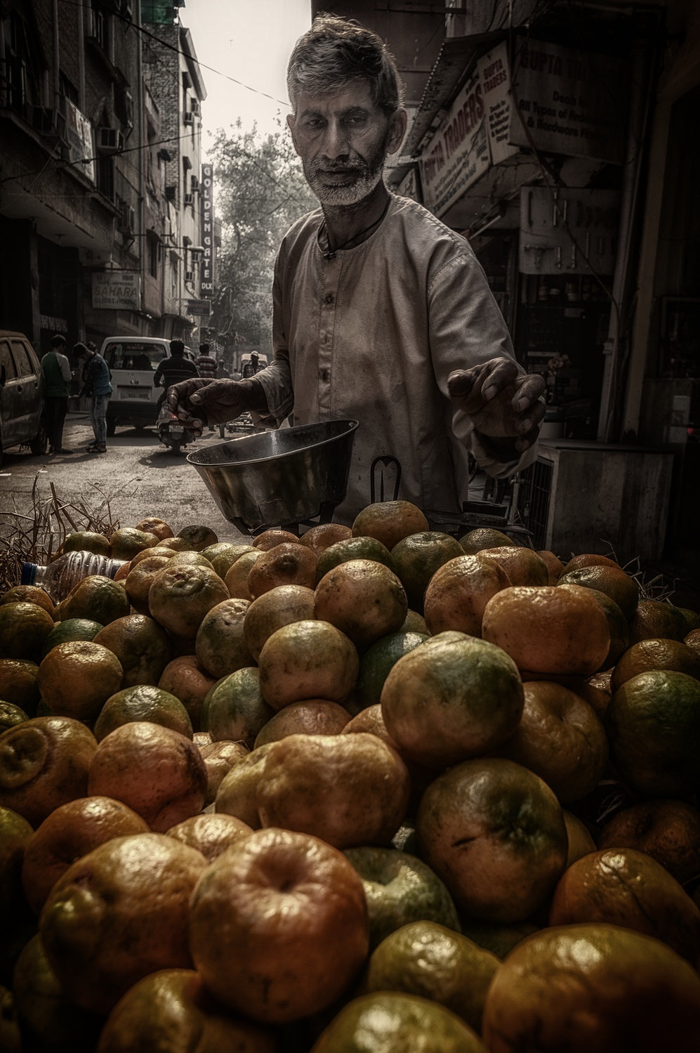 tangerines from paharganj Poster och Canvastavla