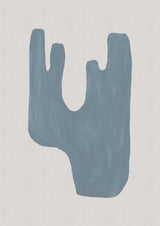 Mid Century Blue IV Poster och Canvastavla