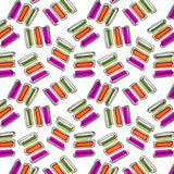 Orange Green Purple Rectangles Poster och Canvastavla