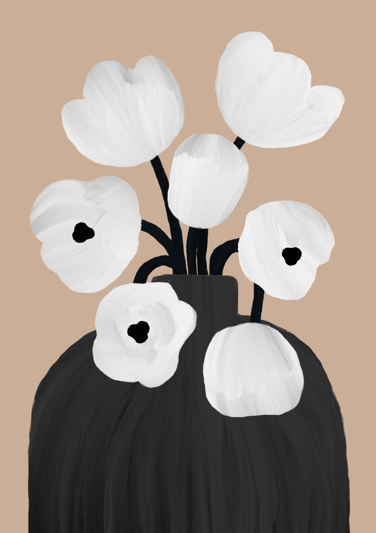 Scandi Botanical III Poster och Canvastavla