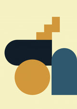 Contemporary Abstract 07 Poster och Canvastavla