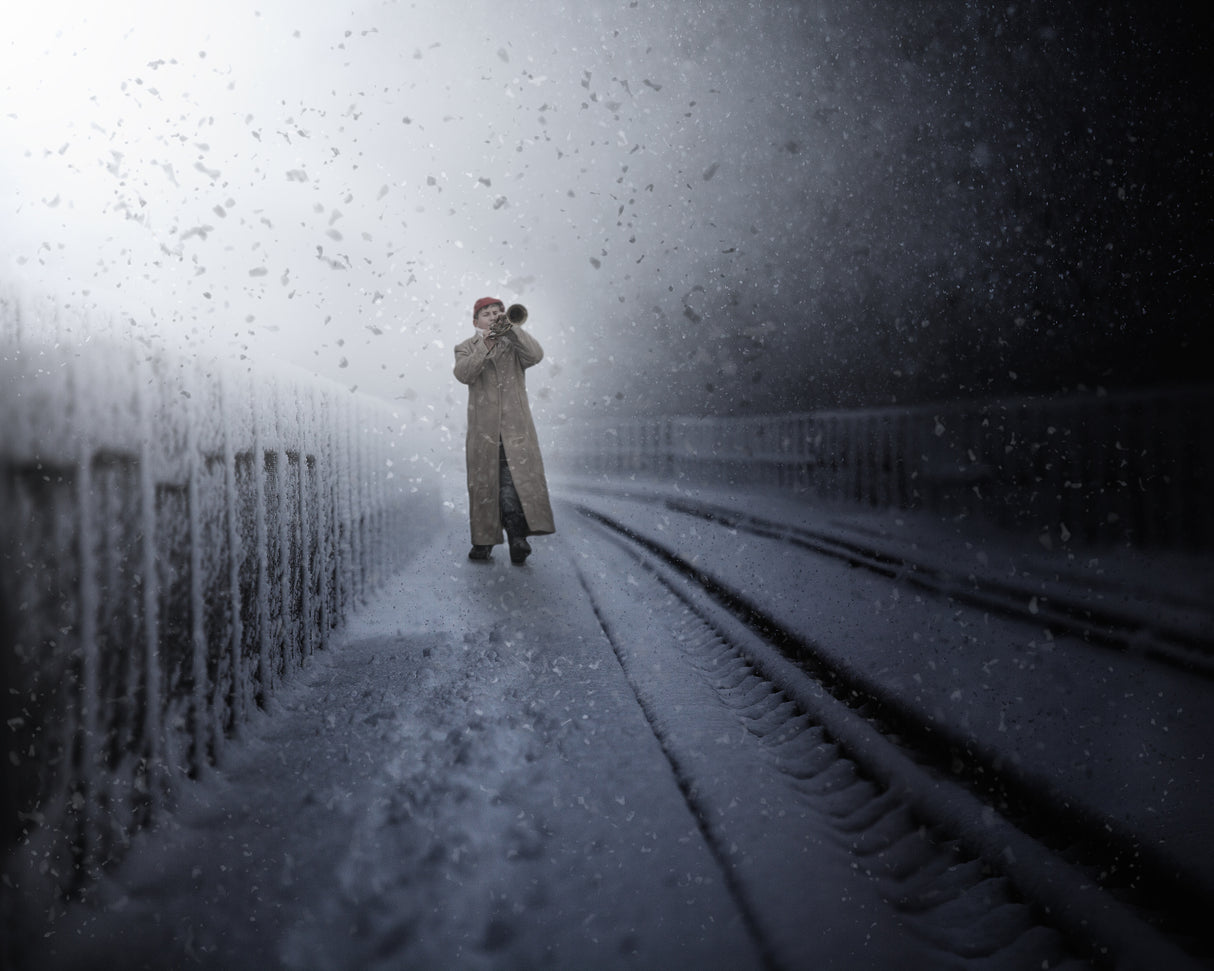 Snow trumpets Poster och Canvastavla