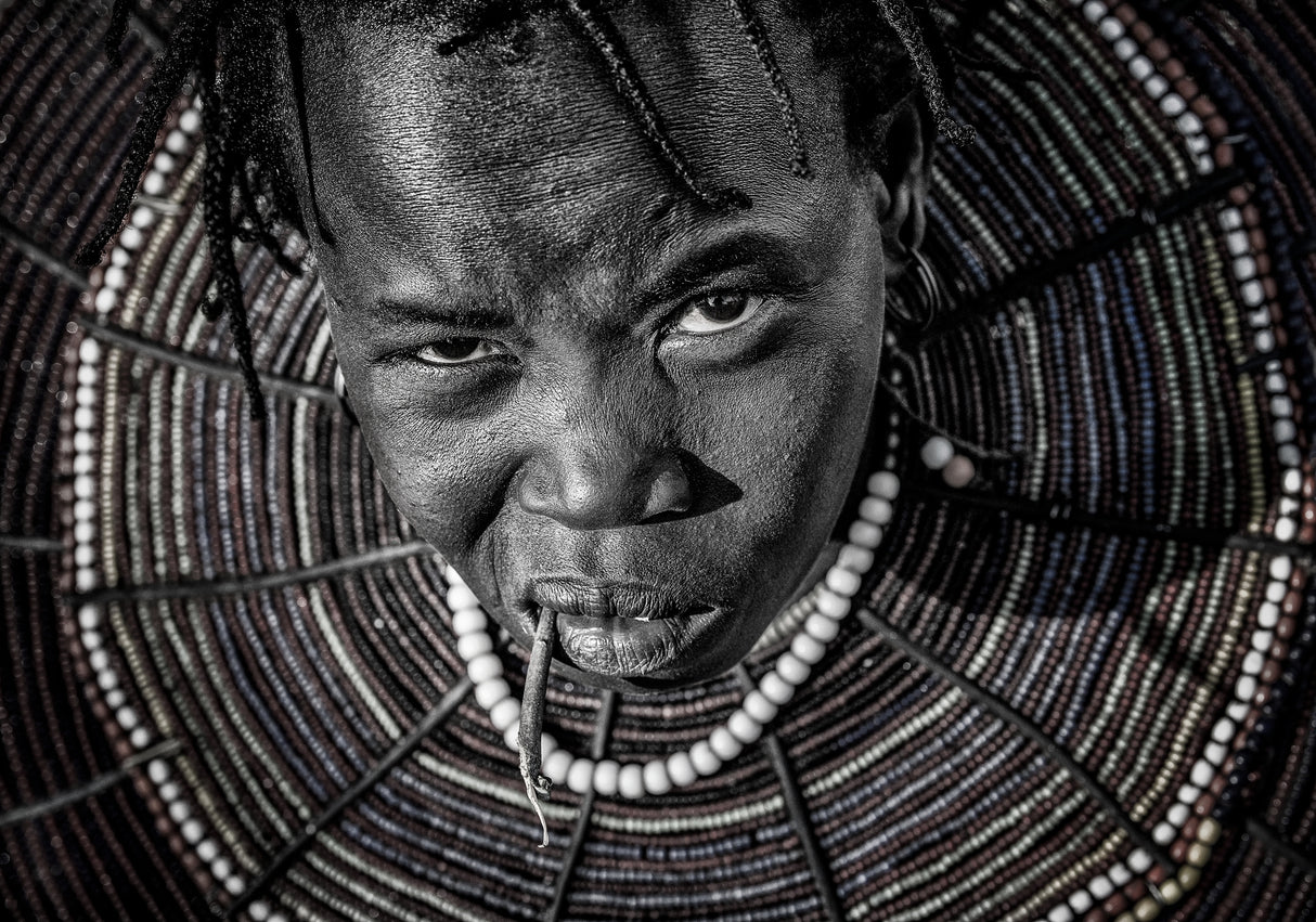 Pokot tribe woman - Kenya Poster och Canvastavla
