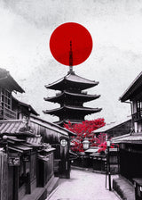 Kyoto Japan Poster och Canvastavla