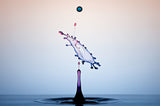 Color Water Art Poster och Canvastavla