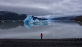 Blue icebergs Poster och Canvastavla