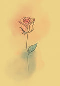 La Rosa Aqua Poster och Canvastavla