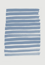 Blue Strokes Kitchen poster eller kökstavla