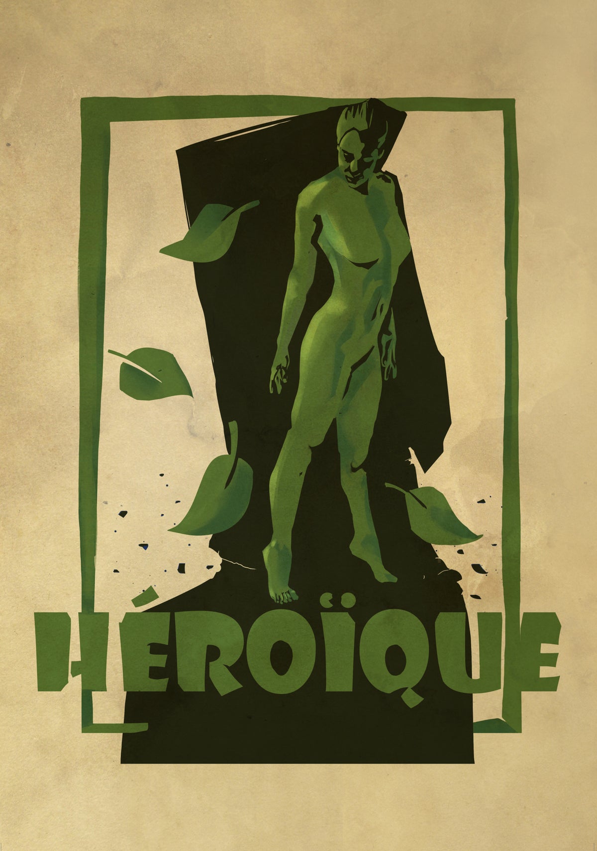 Heroic print Poster och Canvastavla