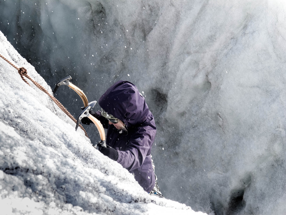 Ice Climbing Poster och Canvastavla