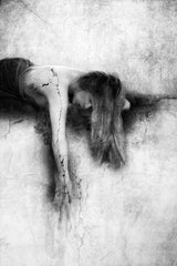 ‘...silently on through this emptiness.... Poster och Canvastavla