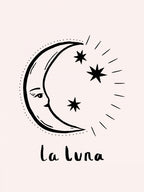 La Luna Poster och Canvastavla